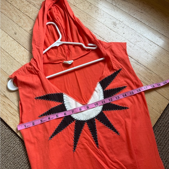 SYNERGY Organic Embroidered Sunburst Hoodie Dress - Picture 11 of 13